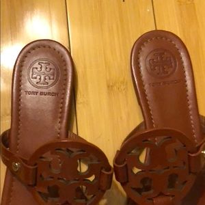 Tory Burch Shoes - Tory Burch Logo Sandals - Size 8.5 Tory Burch Shoes - Tory Burch Logo Sandals - Size 8.5
